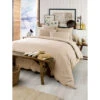 Housse De Couette En Flanelle Sable 260x240cm - Candice 1 Housse De Couette En Flanelle Sable 260x240cm - Candice -Magasin De Literie housse de couette 260x240cm flanelle unie candice sable 658923 658923 FRN03 WEB 1