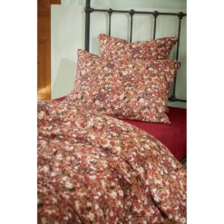 Housse De Couette En Gaze De Coton Imprimée Camel 140x200cm - Capucine -Magasin De Literie housse de couette en gaze de coton imprimee camel 140x200cm capucine 664005 FRN02 WEB