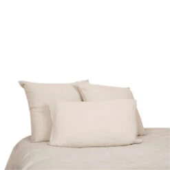 Housse De Couette En Lin Couleur Naturel 260x240cm - Viti