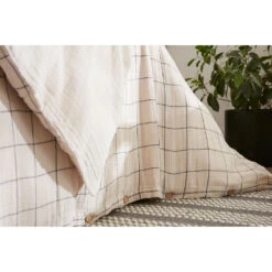 Housse De Couette Réversible En Coton Naturel 240x220cm - Gaia Match -Magasin De Literie housse de couette reversible en coton naturel 240x220cm gaia match 68 689563 FRN07 WEB 1