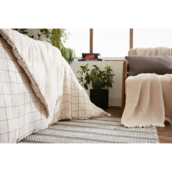 Housse De Couette Réversible En Coton Naturel 260x240cm - Gaia Match -Magasin De Literie housse de couette reversible en coton naturel 260x240cm gaia match 68 689564 FRN06 WEB 1