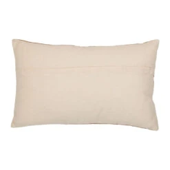 Housse De Coussin Brodée En Coton Terracotta 50x30cm - Nomadea -Magasin De Literie housse de coussin brodee en coton terracotta 50x30cm nomadea 78637 78637 DET01 WEB