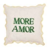 Housse De Coussin Brodé " More Amor"' En Coton écru Et Vert 45x45cm - Lumi 1 Housse De Coussin Brodé " More Amor"' En Coton écru Et Vert 45x45cm - Lumi -Magasin De Literie housse de coussin brodee more amor lumi ecru vert 45x45cm coton 77870 77870 DEB WEB