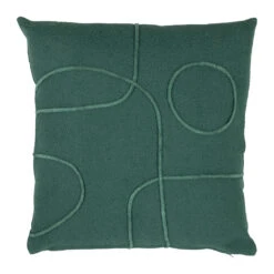 Housse De Coussin émeraude 45x45cm - Arty