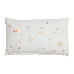 Housse De Coussin En Coton 50x30cm - La Ferme