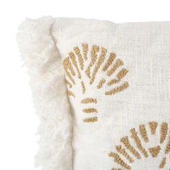 Housse De Coussin En Coton Beige 45x45cm - Jaklel -Magasin De Literie housse de coussin en coton beige 45x45cm jaklel 39742 39742 DET03 WEB