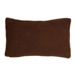 Housse De Coussin En Coton Brun 50x30cm - Seguia 7 Housse De Coussin En Coton Brun 50x30cm - Seguia -Magasin De Literie housse de coussin en coton brun 50x30cm seguia 79078 79078 DET02 WEB