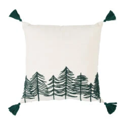 Housse De Coussin En Coton Ecru 45x45cm - Mon Sapin