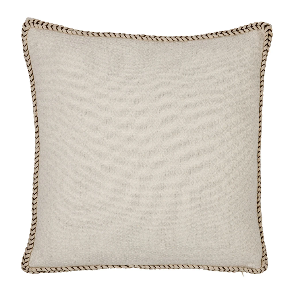 Housse De Coussin En Coton écru 45x45cm - Seguia 3 Housse De Coussin En Coton écru 45x45cm - Seguia