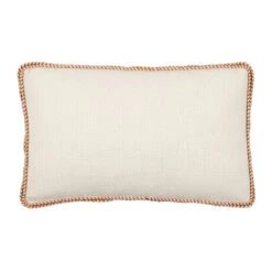 Housse De Coussin En Coton écru 50x30cm - Seguia
