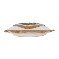 Housse De Coussin En Coton Et Jute Naturel 45x45cm - Cordine -Magasin De Literie housse de coussin en coton et jute naturel 45x45cm cordine 39740 39740 DET02 WEB