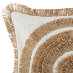 Housse De Coussin En Coton Et Jute Naturel 45x45cm - Cordine -Magasin De Literie housse de coussin en coton et jute naturel 45x45cm cordine 39740 39740 DET03 WEB