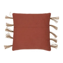 Housse De Coussin En Coton Et Jute Terracotta 45x45cm - Kolore 6 Housse De Coussin En Coton Et Jute Terracotta 45x45cm - Kolore -Magasin De Literie housse de coussin en coton et jute terracotta 45x45cm kolore 78683 78683 DET01 WEB