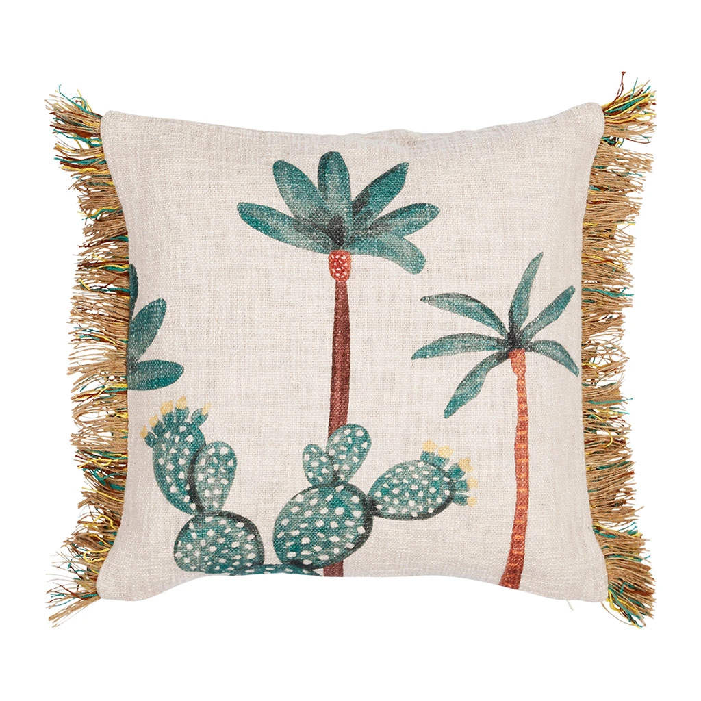 Housse De Coussin En Coton Et Jute Vert Et écru 45x45cm - Patchuca 3 Housse De Coussin En Coton Et Jute Vert Et écru 45x45cm - Patchuca