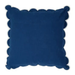 Housse De Coussin En Coton Indigo 45x45cm - Nomadea