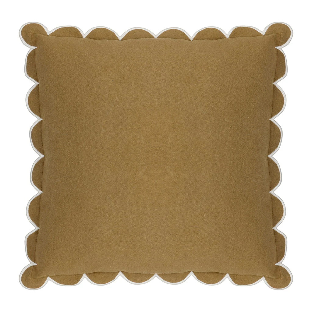 Housse De Coussin En Coton Kaki 45x45cm - Nomadea 3 Housse De Coussin En Coton Kaki 45x45cm - Nomadea