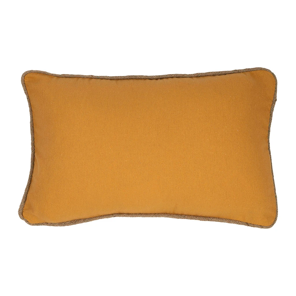 Housse De Coussin En Coton Moutarde 50x30cm - Somptua 3 Housse De Coussin En Coton Moutarde 50x30cm - Somptua