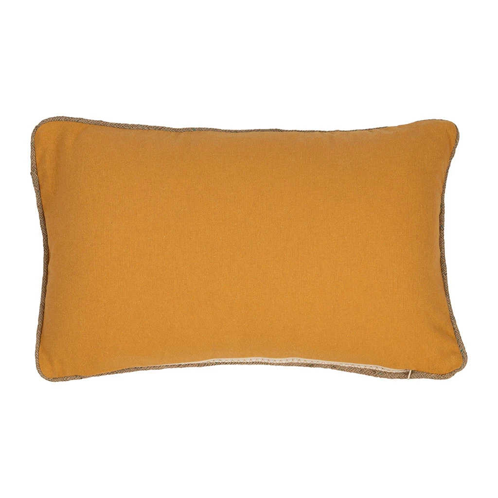 Housse De Coussin En Coton Moutarde 50x30cm - Somptua 4 Housse De Coussin En Coton Moutarde 50x30cm - Somptua – Image 2