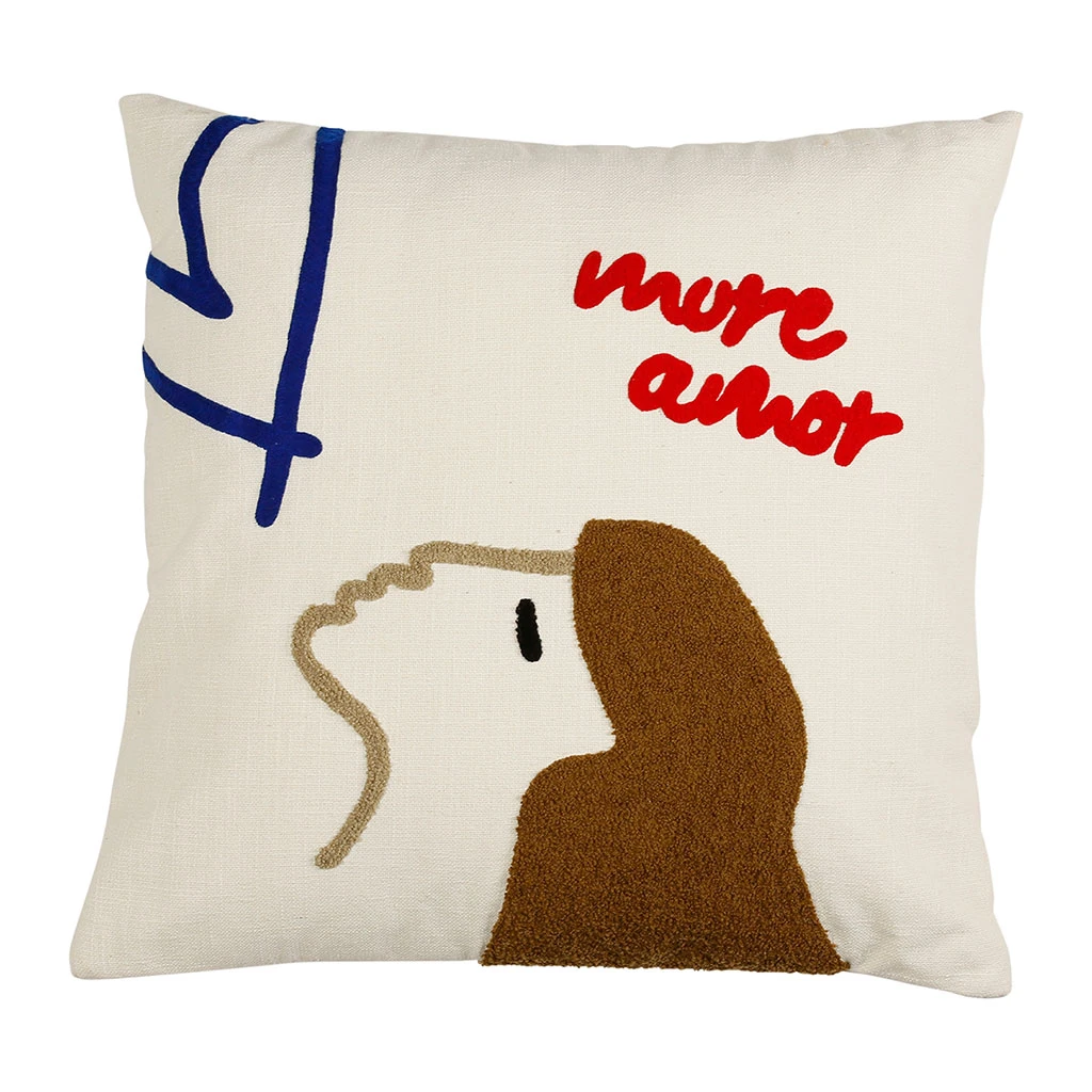 Housse De Coussin En Coton Multicolore 45x45cm - Bellagio 3 Housse De Coussin En Coton Multicolore 45x45cm - Bellagio