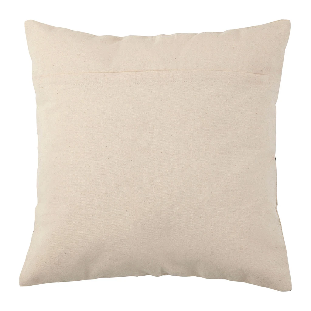 Housse De Coussin En Coton Noir Et écru 45x45cm - Mocoa 4 Housse De Coussin En Coton Noir Et écru 45x45cm - Mocoa – Image 2