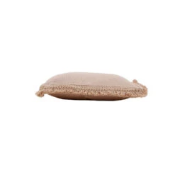 Housse De Coussin En Coton Nude 45x45cm - Amerida -Magasin De Literie housse de coussin en coton nude 45x45cm amerida 75661 75661 DET02 WEB