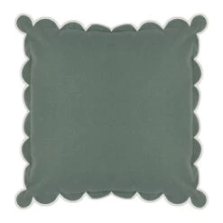 Housse De Coussin En Coton Sauge 45x45cm - Nomadea