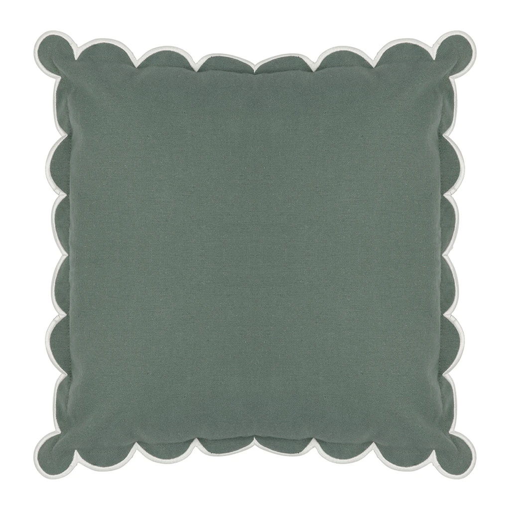 Housse De Coussin En Coton Sauge 45x45cm - Nomadea 3 Housse De Coussin En Coton Sauge 45x45cm - Nomadea