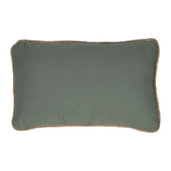 Housse De Coussin En Coton Sauge 50x30cm - Somptua -Magasin De Literie housse de coussin en coton sauge 50x30cm somptua 78728 78728 DET01 WEB