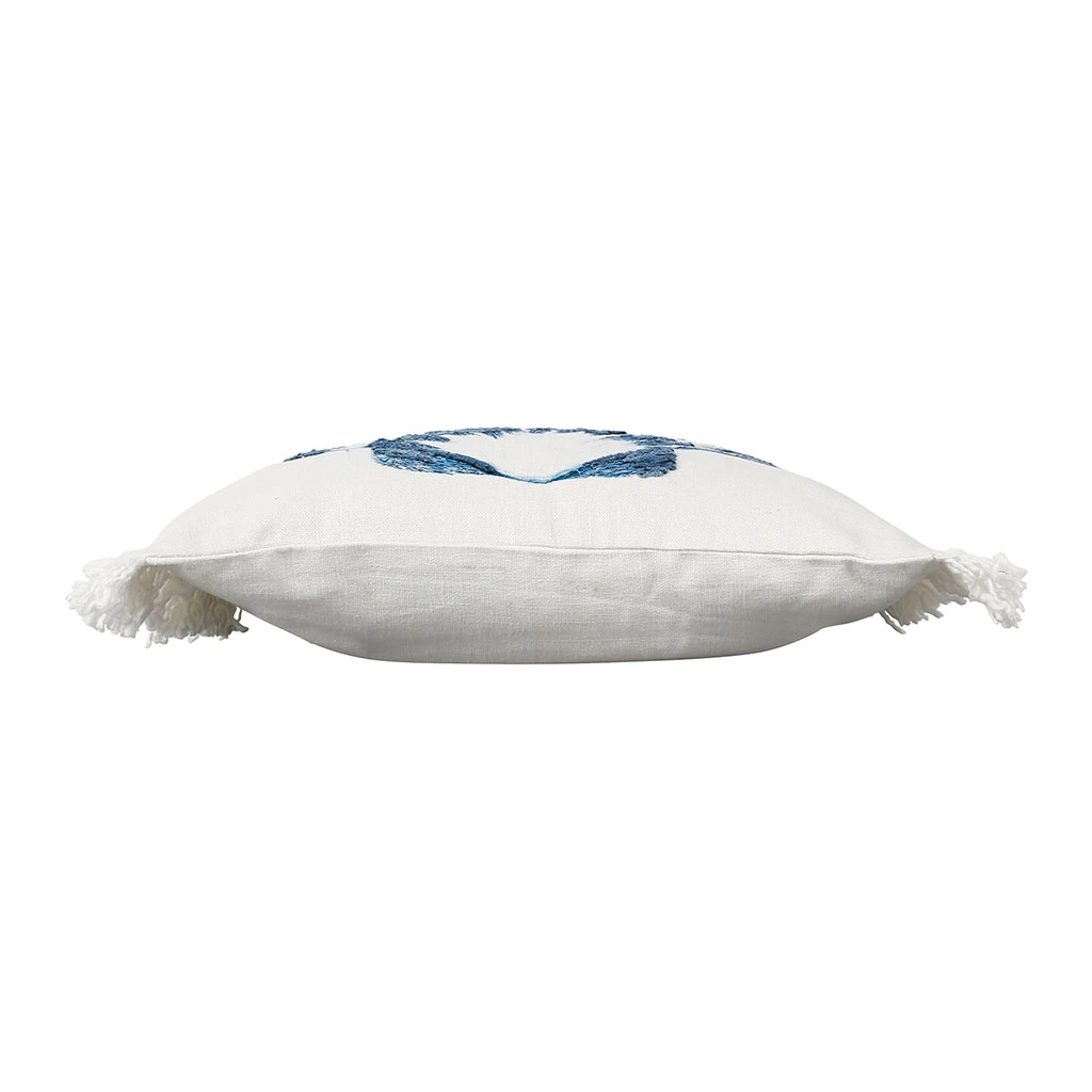 Housse De Coussin En Coton St-jacques Bleu Marine 45x45cm - Bord De Mer 5 Housse De Coussin En Coton St-jacques Bleu Marine 45x45cm - Bord De Mer – Image 3