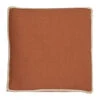 Housse De Coussin En Coton Terracotta 45x45cm - Seguia -Magasin De Literie housse de coussin en coton terracotta 45x45cm seguia 78529 78529 DEB WEB