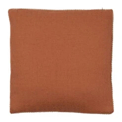 Housse De Coussin En Coton Terracotta 45x45cm - Seguia -Magasin De Literie housse de coussin en coton terracotta 45x45cm seguia 78529 78529 DET01 WEB
