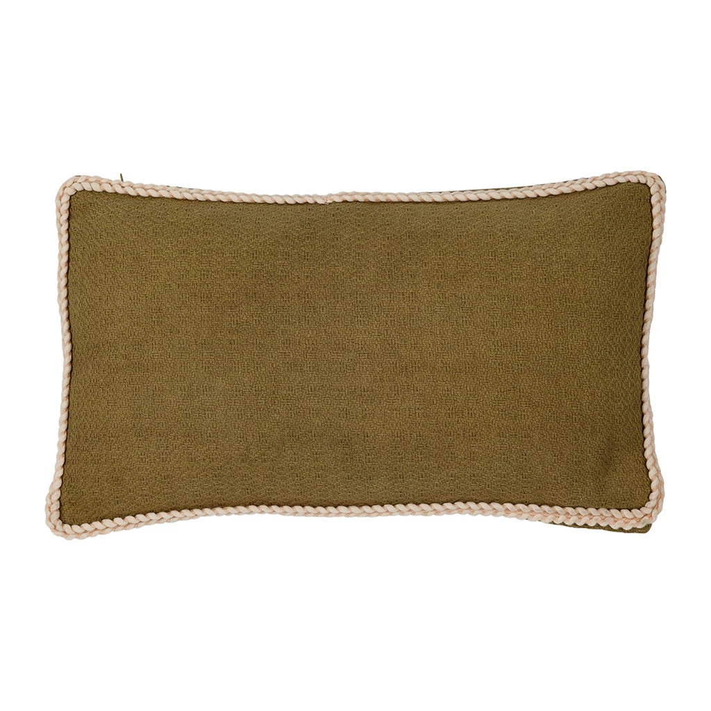 Housse De Coussin En Coton Terre 50x30cm - Seguia 3 Housse De Coussin En Coton Terre 50x30cm - Seguia