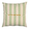 Housse De Coussin En Coton Vert 45x45cm - Famille