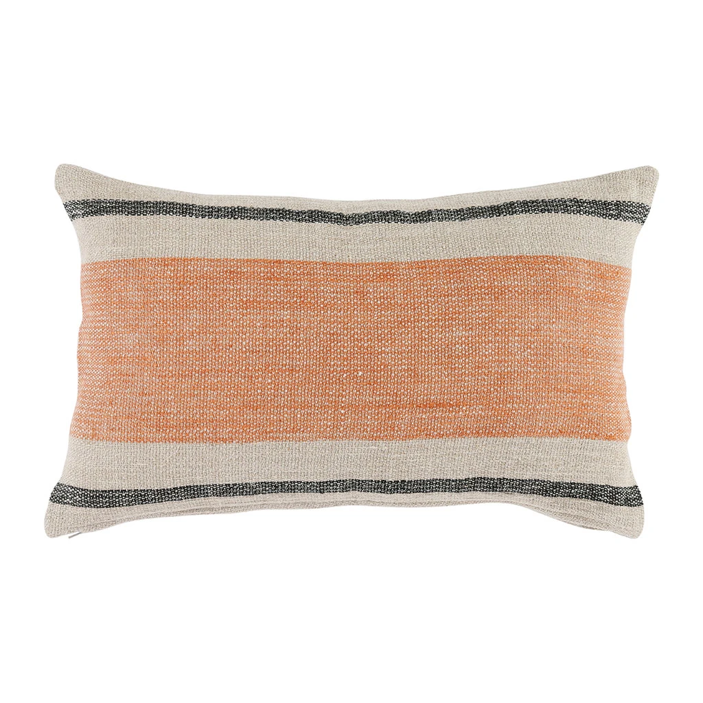 Housse De Coussin En Lin Brique 50x30cm - Hemlin 3 Housse De Coussin En Lin Brique 50x30cm - Hemlin