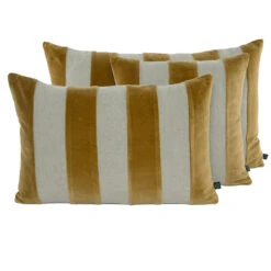 Housse De Coussin En Lin Gold 50x80cm - Brisbane