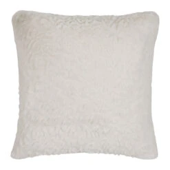 Housse De Coussin En Tissu Blanc 45x45cm - Félien -Magasin De Literie housse de coussin en tissu blanc 45x45cm felien 79085 79085 DET02 WEB