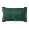Housse De Coussin En Velours De Coton Vert 50x30cm - Velvetin
