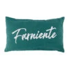 Housse De Coussin Farniente En Coton Emeraude 50x30cm - Mare