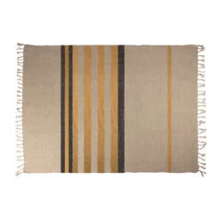 Jeté De Lit En Lin Safran 170x130cm - Hemlin 7 Jeté De Lit En Lin Safran 170x130cm - Hemlin -Magasin De Literie jete en lin safran 170x130cm hemlin 39664 39664 DET02 WEB