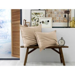 Taie D'oreiller En Flanelle Sable 50x70cm - Candice