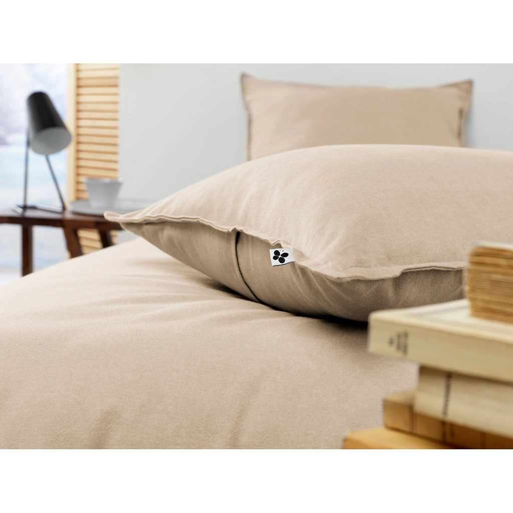 Taie D'oreiller En Flanelle Sable 50x70cm - Candice 4 Taie D'oreiller En Flanelle Sable 50x70cm - Candice – Image 2