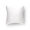Taie D'oreiller En Soie Blanc 65x65cm