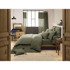 Magasin De Literie -Magasin De Literie taie d oreiller romarin en gaze de coton 50x70cm gaia 643050 643050 FRN03 WEB 1