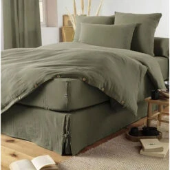 Taie D'oreiller Romarin En Gaze De Coton 50x70cm - Gaia 7 Taie D'oreiller Romarin En Gaze De Coton 50x70cm - Gaia -Magasin De Literie taie d oreiller romarin en gaze de coton 50x70cm gaia 643050 643050 FRN04 WEB 1